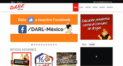 Desktop Screenshot of daremexico.org