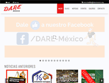 Tablet Screenshot of daremexico.org